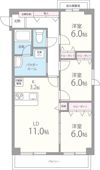 ベルナードサーモスの間取り画像