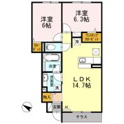 K’s Ferio A棟の間取り画像