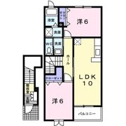 メゾンズタカマツBの間取り画像