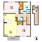 ラ・カンパーニュ Bの間取り画像