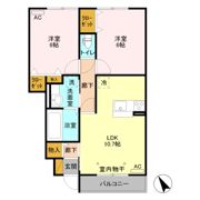 クロシェット メゾン Ⅲの間取り画像