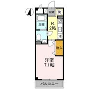 プラシード新越谷の間取り画像