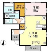 クロワール Aの間取り画像