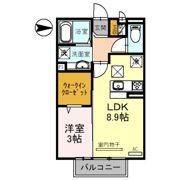 D-room西小二里Ⅱの間取り画像