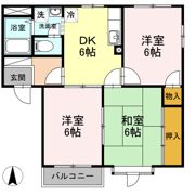 メンバーズタウン苅田 B棟の間取り画像