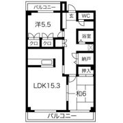 Palette T2の間取り画像