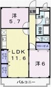 アクロポリス1の間取り画像
