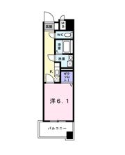 PARK岸和田Ⅱの間取り画像
