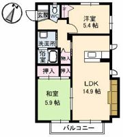 メルヘン青山の間取り画像