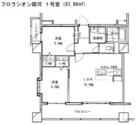 フロラシオン銀河の間取り画像