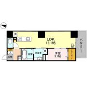 リヴィエール北梅田の間取り画像