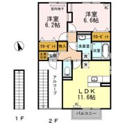 クレエ曙の間取り画像
