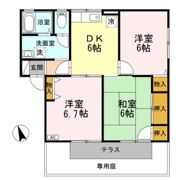 グランディールU A棟の間取り画像