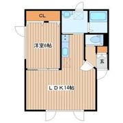 コーポ芳賀(ハガ)の間取り画像