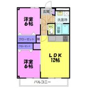 コーポソレイユの間取り画像