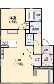 フラワーランド A棟の間取り画像