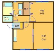 メゾン昴Ⅰの間取り画像