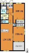 エステート館町の間取り画像