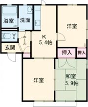 ウイング ハイツの間取り画像