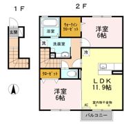 メゾン プレーヌの間取り画像
