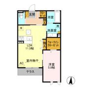 グレイスステージ稲葉の間取り画像