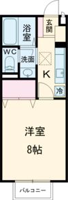 セジュール雅II号館の間取り画像