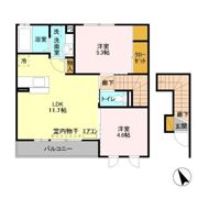 ハピネスの間取り画像