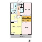 スカイヒル横濱六ッ川 B棟の間取り画像