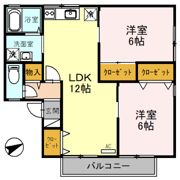 セピアコートの間取り画像