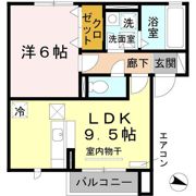 ヴィラ・シャロム A棟の間取り画像