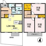 ボヌール葵の間取り画像