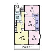サバービア・ベル メゾンの間取り画像