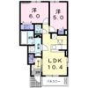 フィオーレ つつみ Ⅲの間取り画像