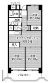 ビレッジハウス岐阜タワー1号棟の間取り画像