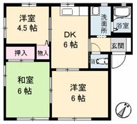 ディアス恩田 A棟の間取り画像
