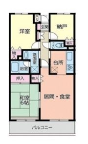 ソシア勝見田の間取り画像