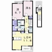 Alloggio INABAの間取り画像