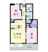 ロジュマン国分寺2の間取り画像