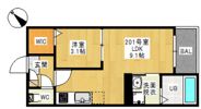 REGALEST 大供の間取り画像