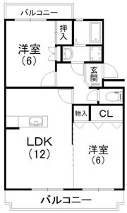 初生パークハイツの間取り画像