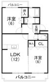初生パークハイツの間取り画像