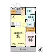 パークドプランタン Aの間取り画像