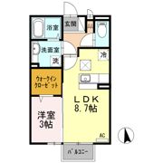 セレーノ稲田の間取り画像