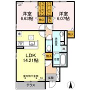 シックル フィールドの間取り画像