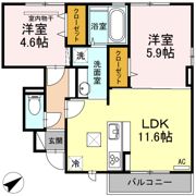 ルミエール A棟の間取り画像