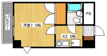 クレール東雲の間取り画像