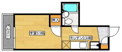 うしおマンションの間取り画像