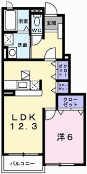 アルカン シエル Ⅲの間取り画像