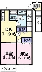 ミレニアムパークBの間取り画像