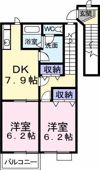 ミレニアムパークBの間取り画像
